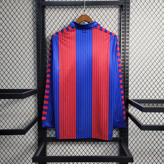 1992/92 Barcelona Home Manga Longa
