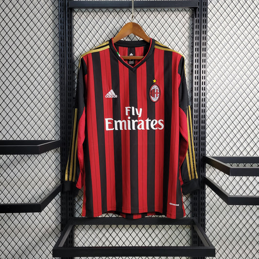 2013/14 Milan Home Manga Longa