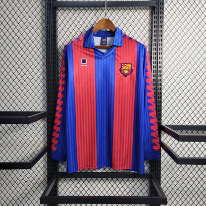 1992/92 Barcelona Home Manga Longa