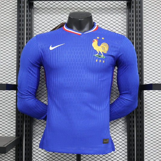 2024/25 França Home Manga Longa - Versão Jogador